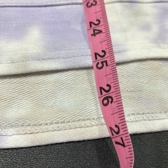 Dreamsicle Tie Dye Pullover,round neck,rib knit cuff/waist,extended hem - Picture 4 of 8